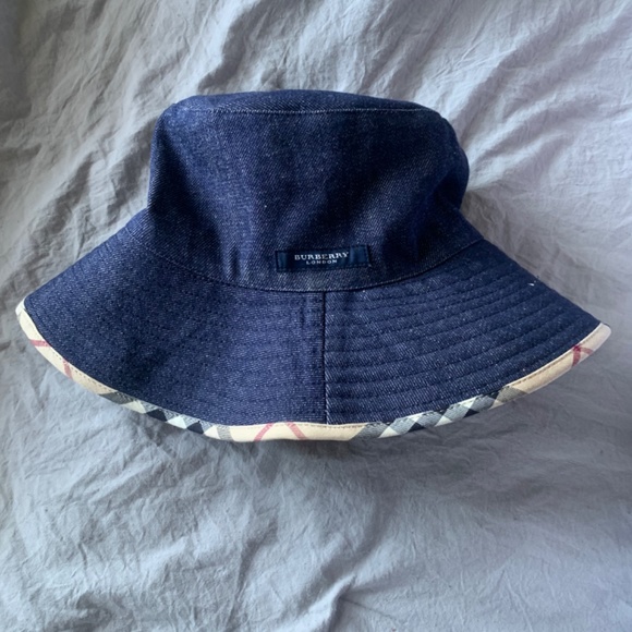 Burberry Reversible Wide Brim Sun Hat - Picture 2 of 3
